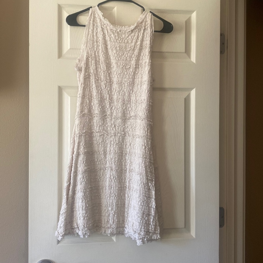 Chelsea and Violet cream white dress
